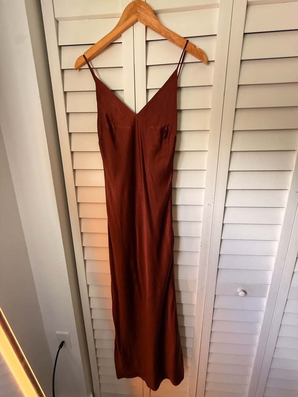Bardot Satin Slip Maxi Dress